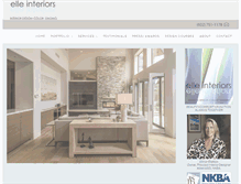 Tablet Screenshot of elleinteriorsaz.com
